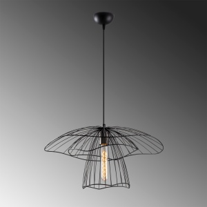 Lustra Tel Negru 123x50 cm - Img 5