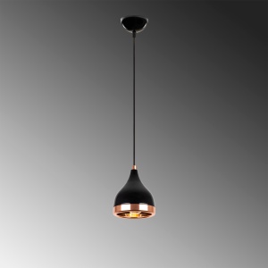 Lustra Yildo Negru 15x15x135 cm - Img 4