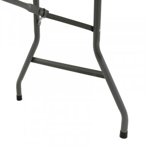 Masa de camping pliabila profesionala Aprilia - singura bucata gri deschis 183x76x74cm - Img 8