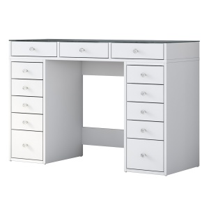 Masa de toaleta BJ105 Alb 120x79.8x44.5 cm - Img 6