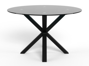 Masa dining Heaven V1, Transparent, 75.5x119x119 cm - Img 5