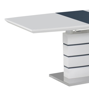 Masa extensibila Darsile gri antracit mdf 140x90x76 cm - Img 7