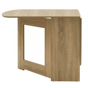 Masa Nadine extensibila culoare sonoma 160x80x76.5cm - Img 4