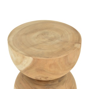 Masuta auxiliara Hourglass, Nuc, 40x40x45 cm - Img 3