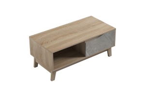 Masuta de Cafea Judas Sonoma Bej marmura90x45x38.5 cm - Img 6