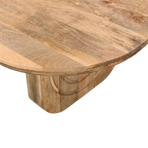 Masuta de cafea Kane boho Natural 110x72x38 cm - Img 5
