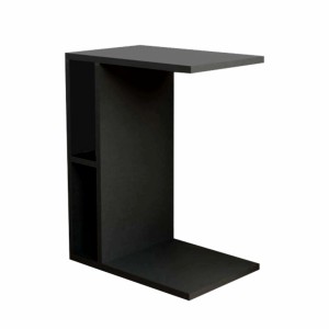 Masuta laterala Boner neagra 45x29.5x61 cm - Img 2