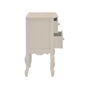 Noptiera Joliene Pako World Alb 40x34.5x64.5 cm - Img 4