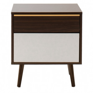 Noptiera Nastia Dark Walnut 48x39x53 cm - Img 4