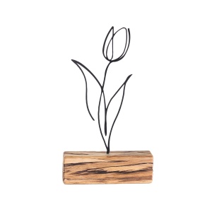 Obiect decorativ M-036 Negru 17x30x3.5 cm - Img 4