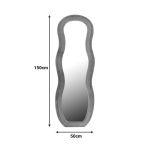 Oglinda Glinde Gri 50x3.3x150 cm - Img 2