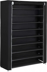 Pantofar, Songmics, Negru, 100x28x162 cm - Img 2