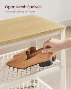 Pantofar Vasagle Alb 30 x 73 x 45 cm - Img 6