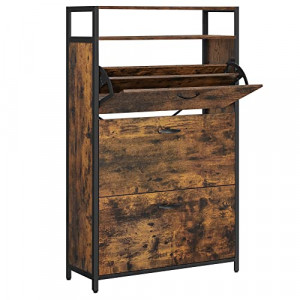 Pantofar, Vasagle, Negru , 80x30x131 cm - Img 2