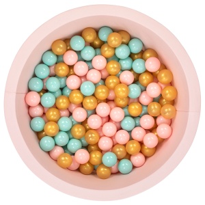 Piscina de bile Bubble Pops v6 Roz 85x85x30 cm - Img 2
