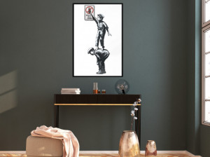 Poster - Banksy: Graffiti Is a Crime, cu Ramă neagră, 40x60 cm - Img 2