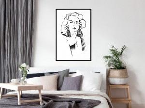 Poster - Hypnotic Earrings, cu Ramă neagră, 40x60 cm - Img 2