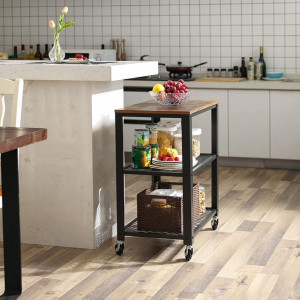 Raft cu Roti Vasagle, 60.6x40x78cm - Img 2