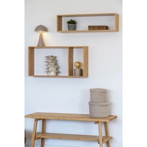 Raft de perete Ember, Natural, 15x70x35.5 cm