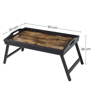 Raft pentru mic dejun, Songmics, Negru, 50x30x26 cm - Img 6