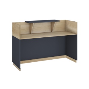Receptie birou Lotus Antracit 140x70x110 cm - Img 3