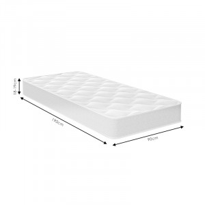 Saltea Fix Pad Chic Strom cu o singura fata 18 - 19cm 90x190cm - Img 5