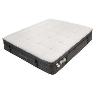 Saltea Luxury 5 zone arcuri buzunar+gel spuma cu memorie+latex 34-36cm 150x200cm - Img 8