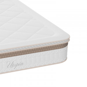 Saltea Utopia cu arcuri buzunar cu strat superior de aloe vera 30 - 32cm 140x200cm - Img 3