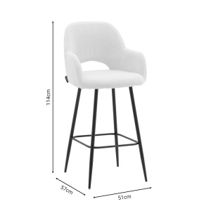 Saun de bar Ivary Pako World Ivoar 51x57x114 cm - Img 9