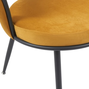 Scaun Alkia Galben 60x57x68 cm - Img 7