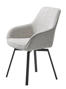 Scaun ALMA, Alb, 58x86x58 cm - Img 2