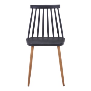 Scaun Aurora I, Pako World, PP, Negru-natural, 43x38x79 cm - Img 3