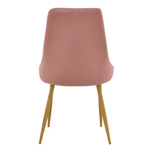 Scaun Azori, Pako World, Catifea, Natural, 49x55x85 cm - Img 5