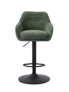 Scaun bar AVOLA SELECT, Verde inchis, 53x96-110x51 cm - Img 4