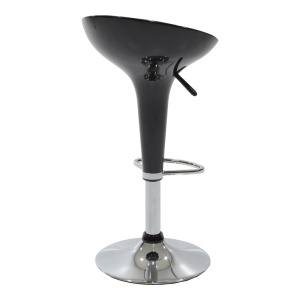 Scaun bar Felice inaltime ajustabila baza negru crom 40x43x84 cm - Img 2