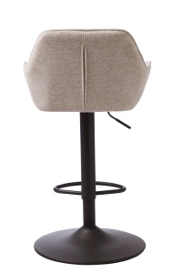 Scaun bar NOLAN, Maro deschis, 52x90-104x51 cm - Img 3