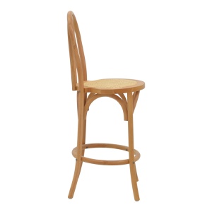Scaun bar Thonet lemn fag natural 41x50x105 cm - Img 3
