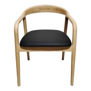 Scaun cu brate Hogie Natural 61x60x76 cm - Img 5