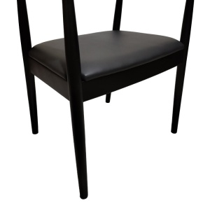 Scaun cu brate Joube Negru 59x48x73 cm - Img 7