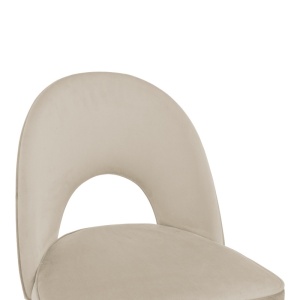 Scaun de bar Casenio Pako Bej 48x50x107 cm - Img 6