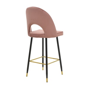 Scaun de bar Casenio Pako Kaki inchis 48x50x107 cm - Img 2
