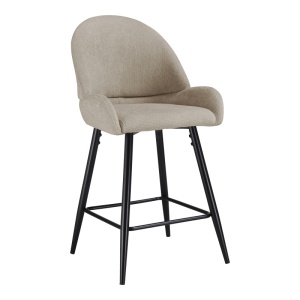 Scaun de bar Finda, Bej, 54x51x102 cm
