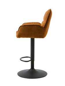 Scaun de bar MARILLA SELECT, Portocaliu, 53x99-114x52 cm