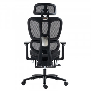 Scaun de birou manager cu suport pentru picioare Verdant Premium Quality plasa negru - Img 3