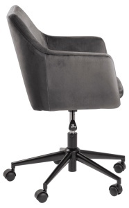 Scaun de birou Nora, Gri, 91x58x58 cm - Img 5