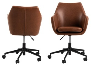 Scaun de birou Nora V1, Maro, 91x58x58 cm - Img 3