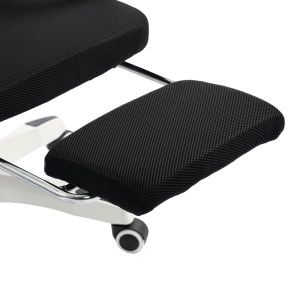 Scaun de birou V2, Meton, Negru, 60x48x128 cm - Img 12