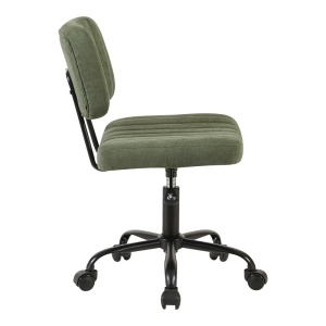 Scaun de birou, Warra, Verde masliniu, 50x52x86 cm - Img 3
