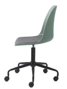 Scaun de birou WHISTLER, Verde inchis, 59x83-95x44 cm - Img 3