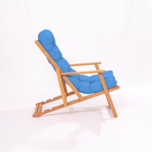 Scaun de gradina My008 Albastru 66x110x48 cm - Img 2